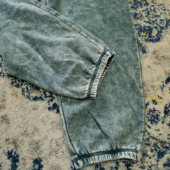 Flirtitude Boyfriend Fit Jogger Zenith Teal M Oversized NWT - Picture 11 of 12